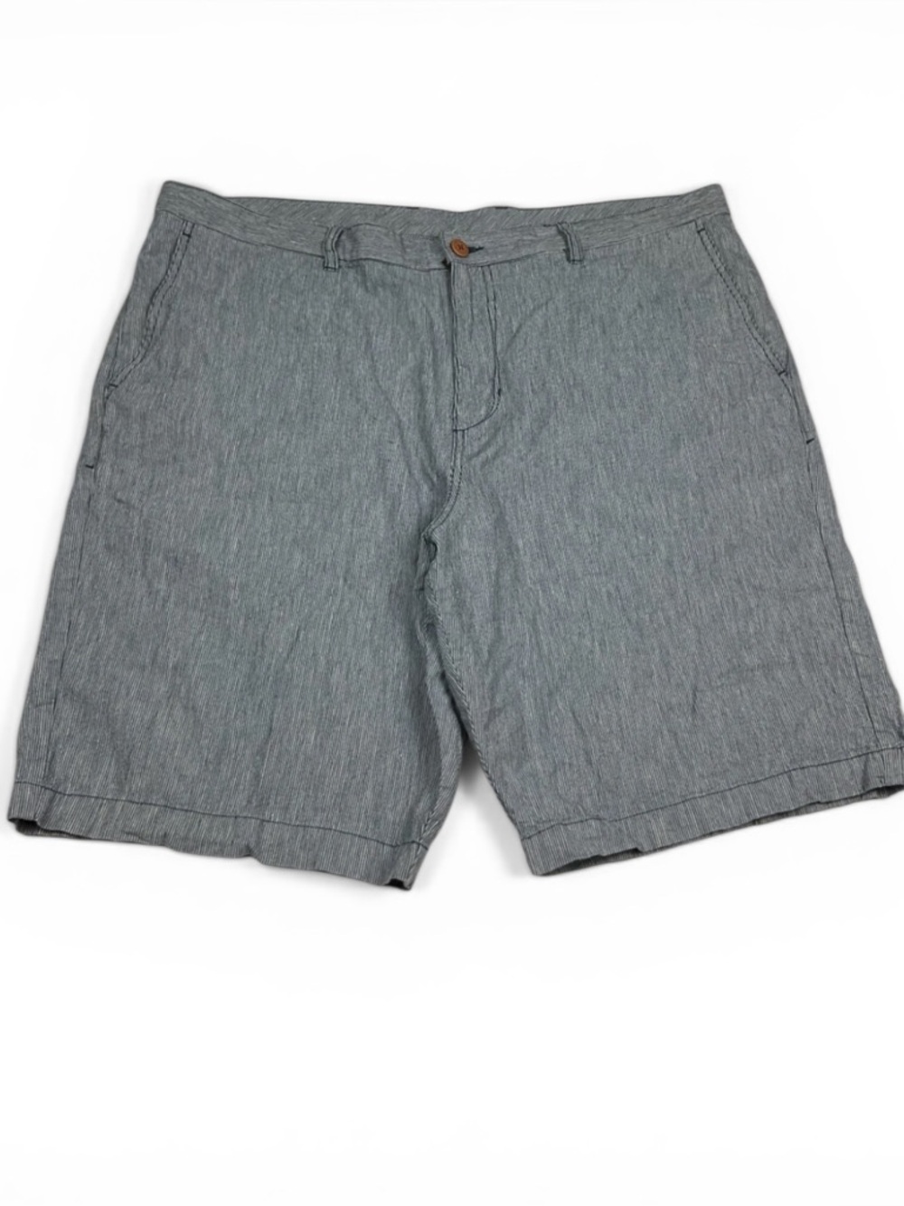 Tommy Bahama Mens Summer Chino Linen Shorts Pinstriped Casual Breathable Size 40